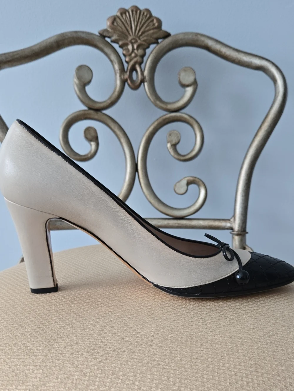 Chanel Vintage Quilted Pattern 2003 Pumps, s9/IT 39